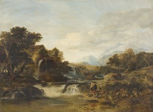 Pandy Mill, Észak-Wales alkotó: William James Muller