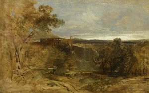 Tivoli – Vázlat, 1835 körül (olaj, vászon)