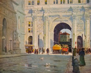 "A városkapu", 1917 alkotó: William Jean Beauley