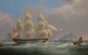 A kelet-indiai "Asia" hajó alkotó: William John Huggins