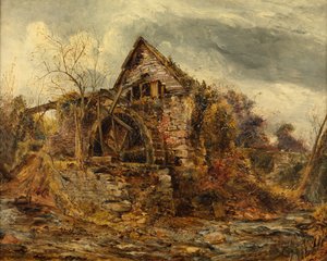 A régi malom (olaj, vászon)