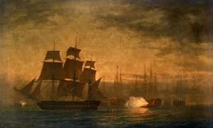 A HMS "Clyde" 1797. május 30-án megszökik a "Nore" zendülésből az angliai Sheernessnél.