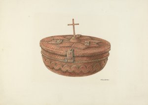 Keresztelő font, c. 1941. alkotó: William Kieckhofel
