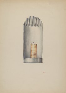 Gyertyatartó, c. 1940. alkotó: William Kieckhofel