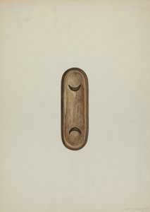 Részlet, Gyóntatószék eleje, 1937. alkotó: William Kieckhofel
