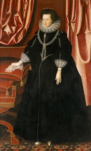 Elizabeth Drury, Exeter grófnője, 1615 körül (olaj, vászon)