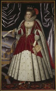Lucy Russel, Bedford grófnő (született: Harington) – Lucy Russell, Bedford grófnőjének (1580-1627), szül. Haringtonnak portréja, készítette Larkin, William (1580-1619). Olajfestmény