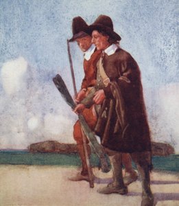 Illusztráció a The Compleat Anglerhez, Izaak Walton (színes litó) alkotó: William Lee Hankey