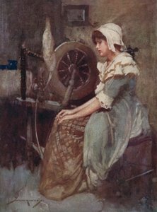 Illusztráció: Oliver Goldsmith A kihalt faluhoz (színes litó) alkotó: William Lee Hankey