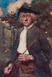 Illusztráció: Oliver Goldsmith A kihalt faluhoz (színes litó) alkotó: William Lee Hankey