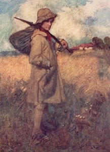 Illusztráció: Oliver Goldsmith A kihalt faluhoz (színes litó) alkotó: William Lee Hankey