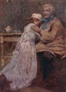 Illusztráció: Oliver Goldsmith A kihalt faluhoz (színes litó) alkotó: William Lee Hankey