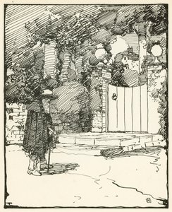 Illusztráció: Oliver Goldsmith A kihalt faluhoz (színes litó) alkotó: William Lee Hankey