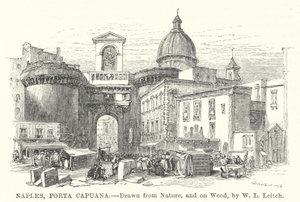Nápoly, Porta Capuana (metszet)