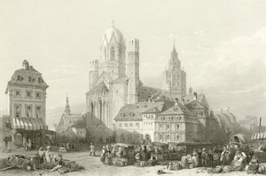 Mayence katedrális, Rajna alkotó: William Leighton Leitch