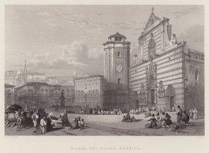Piazza Del Duomo, Messina (metszet)