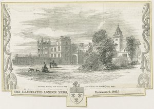 Drayton Bassett - "Drayton Manor": fametszet, és [c 1843]