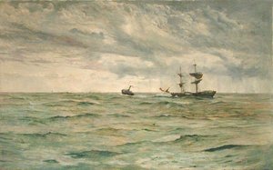 Minden nemzet barátja (olaj, vászon) alkotó: William Lionel Wyllie