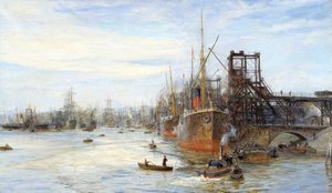 „Barry Docks”, 1871-1931 alkotó: William Lionel Wyllie