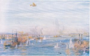 Bombarding the Narrows, 1915. március 18., Cassells History of the British People-ből, a Waverley Book Company Limited kiadásában, 1940 körül