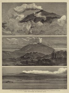 Az Etna kitörése alkotó: William Lionel Wyllie