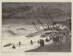 A hurrikán Nyugat-Indiában alkotó: William Lionel Wyllie