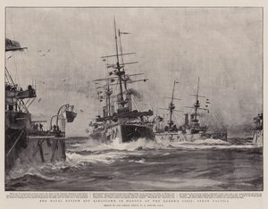 The Naval Review off Kingstown, a Queen