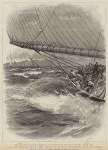 A Nice regatta, HRH A walesi herceg Britannia és könnyű győztes alkotó: William Lionel Wyllie