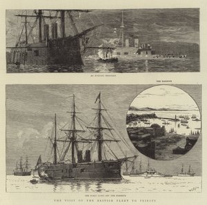 A brit flotta látogatása Triesztben alkotó: William Lionel Wyllie