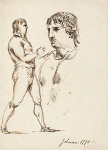 A Pugilist Johnson portréja alkotó: William Lock Ii