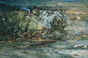 Határkabin, 1894. alkotó: William Louis Sonntag