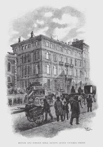 Brit és Külföldi Biblia Társaság, Queen Victoria Street (litho) alkotó: William Luker