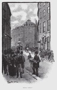 Broad Street (litho) alkotó: William Luker