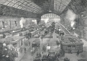 Cannon Street állomás – éjszaka, 1891