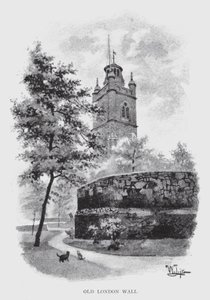 Régi londoni fal (litho) alkotó: William Luker