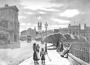 Smithfield és St. Bartholomews Kórház, 1891 alkotó: William Luker