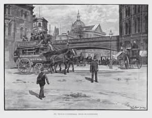 Szent Pál-székesegyház Blackfriarsből (litho) alkotó: William Luker