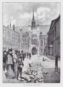 A Guildhall, elülső kijárat (litho) alkotó: William Luker
