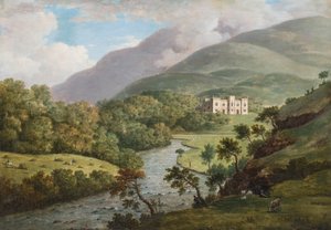 Kielder kastély kilátása, North Tyne, Northumberland, 1770 körül (olaj, vászon)