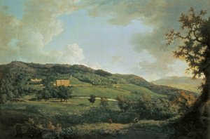 Chatsworth kilátása (olaj, vászon)