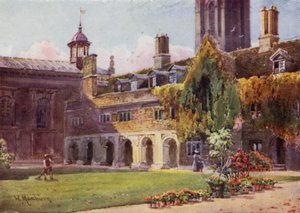 Udvar és kolostorok a Pembroke College-ban