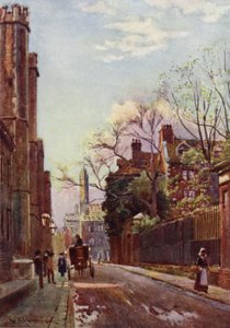 Queens Lane, a régi Mill Street helye alkotó: William Matthison