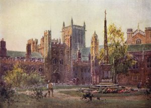 A St Johns College átjárója és tornya alkotó: William Matthison