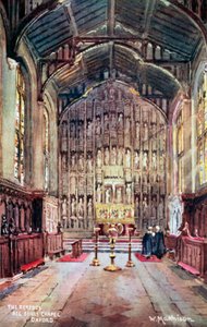 The reredos, All Souls Chapel, Oxford alkotó: William Matthison