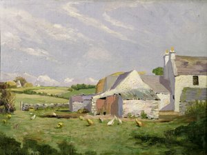 Anglesey Farm (olaj, vászon) alkotó: William Maxwell Reekie
