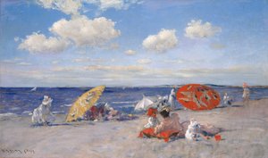 Tengerparton, 1892 körül (olaj, vászon) alkotó: William Merritt Chase