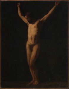 Keresztre feszítés, kb. 1872-1879. alkotó: William Merritt Chase