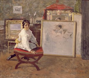 Did You Speak To Me, 1897 körül (olaj, vászon) alkotó: William Merritt Chase