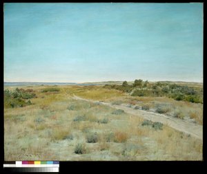 Az ősz első érintése (olaj, vászon) alkotó: William Merritt Chase