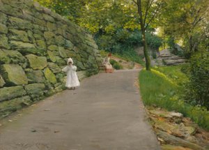 A parkban alkotó: William Merritt Chase